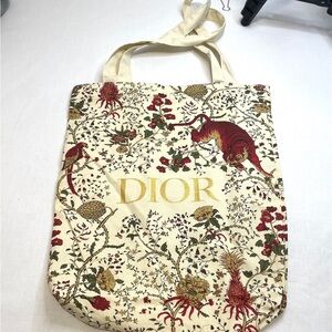 Dior Tiger Floral Tote Bag GWP Japan Release NEW